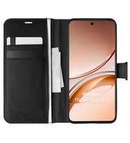 Microsonic Vivo V50 Lite 4G Kılıf Delux Leather Wallet Siyah (Siyah)