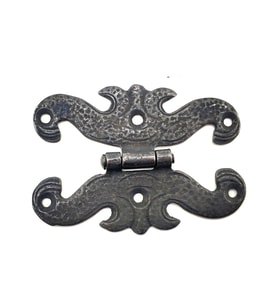Antika Tarz Dekoratif Pirinç Kelebek Menteşe - 63x45 Mm, Oksit