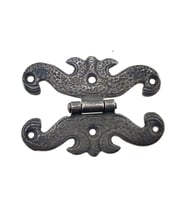 Antika Tarz Dekoratif Pirinç Kelebek Menteşe - 63x45 Mm, Oksit
