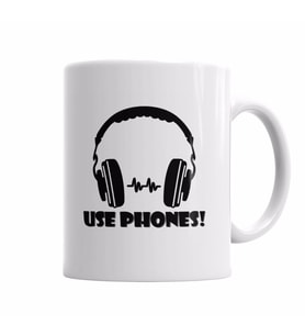 Use Phones Kupa Bardak Porselen