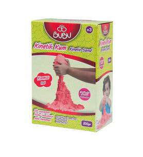 BuBu Kinetik Kum 500 gr. Kırmızı 