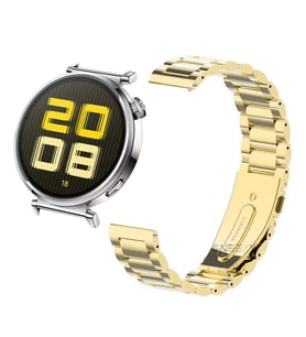 Huawei Watch Gt5 41mm İle Uyumlu Ironweft Paslanmaz Döküm Çelik Metal Kordon