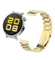 Huawei Watch Gt5 41mm İle Uyumlu Ironweft Paslanmaz Döküm Çelik Metal Kordon