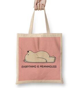 We Bare Bears Bez Çanta Uzun Saplı