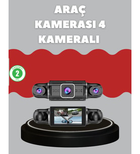 Northcity 4 Kameralı Araç Kayıt Cihazı Full HD Park İzleme Gece Görüş