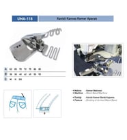 Kavisli Kemer Aparatı 65x35 XH / UMA-118