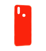 Galaxy M11 ile Uyumlu Cappy Silikon Kılıf Turuncu