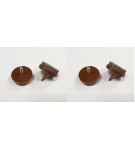 Sandalye Koltuk Keçesi Vidalı 28 Mm.-12 Adet