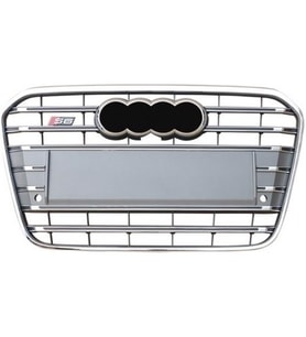 Karva Audi A6 S6 Ön Panjur Izgara 2012-2014 Krom Gri