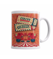 Circus Kupa Bardak Porselen