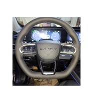 DİKİŞLİ DİREKSİYON KILIFI SİYAH DERİ SİYAH DİKİŞLİ CHERY TİGGO 7 PRO İÇİN
