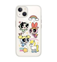 Iphone 14 Uyumlu Powerpuff Girls Desenli Şeffaf Telefon Kılıfı