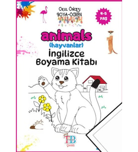 Animals (Hayvanlar)Boyama Kitabı