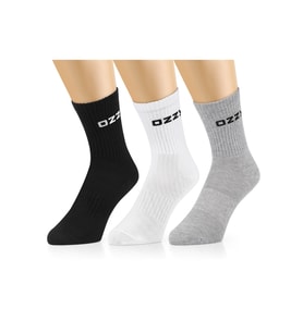 3 Çift Uzun Konçlu Tenis Spor Çorabı Asorti Paket