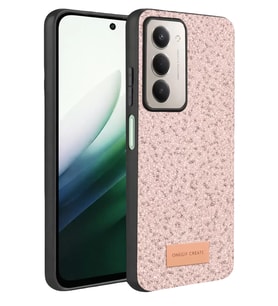 15 4G Bright Simli Kapak - Pembe