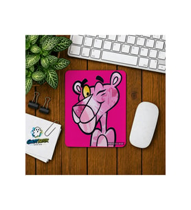 Pembe Panter Baskılı Oyuncu Mousepad 0229