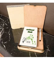 Enerji Sistemleri Mühendisi Ahşap Kutulu Defter Kalem Set