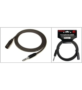 KIRLIN MP-273B-3M-BK  XLR-TRS 3 Metre Kablo