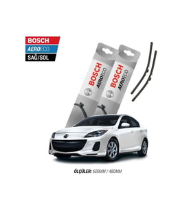 Mazda - Mazda 3 Sedan 2010 Model Bosch Aeroeco Muz Silecek Takımı
