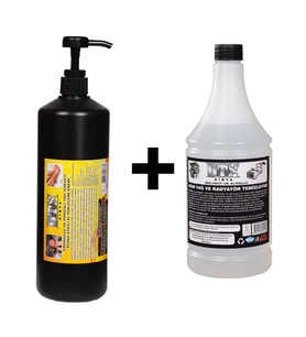 Kumlu El Temizleme Kremi ( Sabunu) 1 kg & Alkollü intercooler temizleme sıvısı 1 Lt