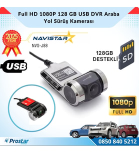 Usb 128 GB Destekli HD 1080P Dvr Araç Yol Sürüş Kamerası