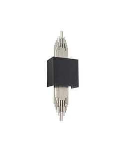 Lampaluce Straordinario Modern Tasarım Metal ve Kumaş Aplik 85cm Krom