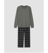 LC WAIKIKI Yeşil Ekose Erkek Pijama Takım