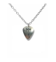 Marilyn Manson Rock Grubu Pena Şeklinde Çift Taraflı Rock İşaretli Metal Unisex Kolye (Gümüş)