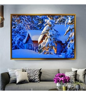 Altın Çerçeveli dekoratif tablo a1230 (Gold)