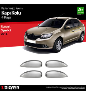 Renault Symbol 3 Krom Kapı Kolu 4 Kapı 2013-2017