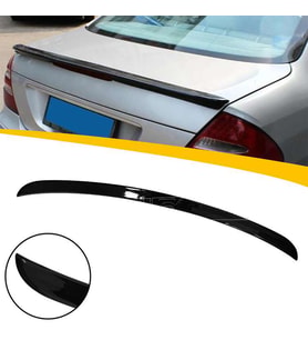 Mercedes E W211 Bagaj Üstü Spoiler Parlak Siyah Spoyler Plastik İthal 2002-2009