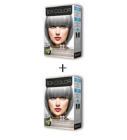 2X2 Tüp Krem Saç Boyası Seti Füme Gri No:0.01