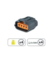 Şarj Dinamosu Soketi 4 Pin Kablosuz