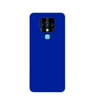 Tecno Camon 16 Kılıf Kamera Korumalı Silikon Rubber Arka Kapak (Lacivert)
