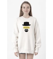 Breaking Bad Yellow Say My Name Head Beyaz Kadın 2ip Sweatshirt