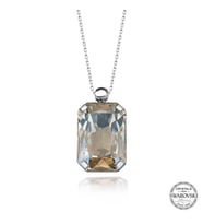 Swarovski Crystal Taşlı Gümüş Kadın Kolye