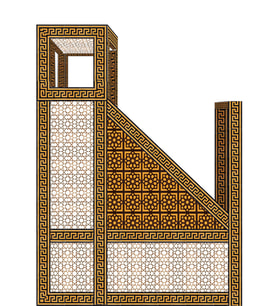 Armada çini 240x300 SP 89 Cami Minberi