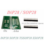 DiP28 SOP28 TSSOP28 SSOP28 1.27mm - 0.65mm Adaptör Bios Eprom çevirici Aparat