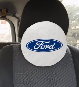 BK Gift Ford Tasarımlı Yuvarlak Araç Koltuk Yastığı-1