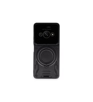 Xiaomi Poco C61 Kılıf Joy Lens Standlı Kapak - Siyah