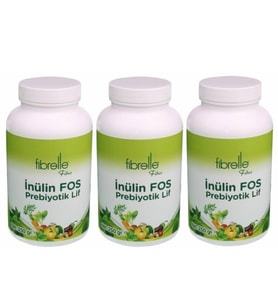 Fibrelle İnülin FOS Prebiyotik Lif 250g Hindibağ 3 adet