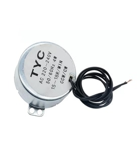 TYC-50 AC 220V 15RPM Senkron Motor Kuluçka Isıtıcı Fan Saat Zamanlayıcı Vitrin Perde Makine 4W Sesz
