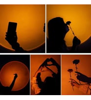 Gün Batımı Ambiyans Işığı Sunset Lamba (Taşınabilir Usb)
