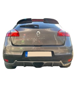 Renault Megane 3 Hb 5 Kapı (2008-2016)  Uyumlu Rs Style Difüzör (Plastik)