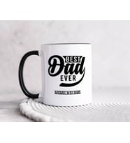 BK Gift Kişiye Özel İsimli Babalar Günü Temalı Siyah Kupa Bardak-12, Babalar Günü Hediyesi, Babaya Hediye