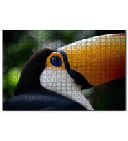 Cakapuzzle Muhteşem Renkleriyle Tukan Kuşu  Puzzle Yapboz MDF (Ahşap) (120 Parça)
