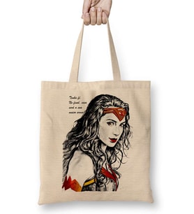 Wonder Woman Bez Çanta Uzun Saplı