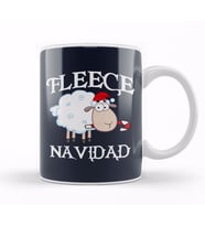 Fleece Navidad Christmas Sheep Kupa Bardak Porselen