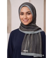 Cardion Pamuk İpek Şal - 70 X 180 - 06303 (Gri)
