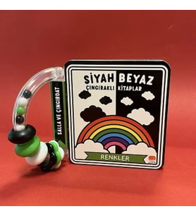 Siyah Beyaz Çıngıraklı Kitaplar - Renkler (Ciltli)